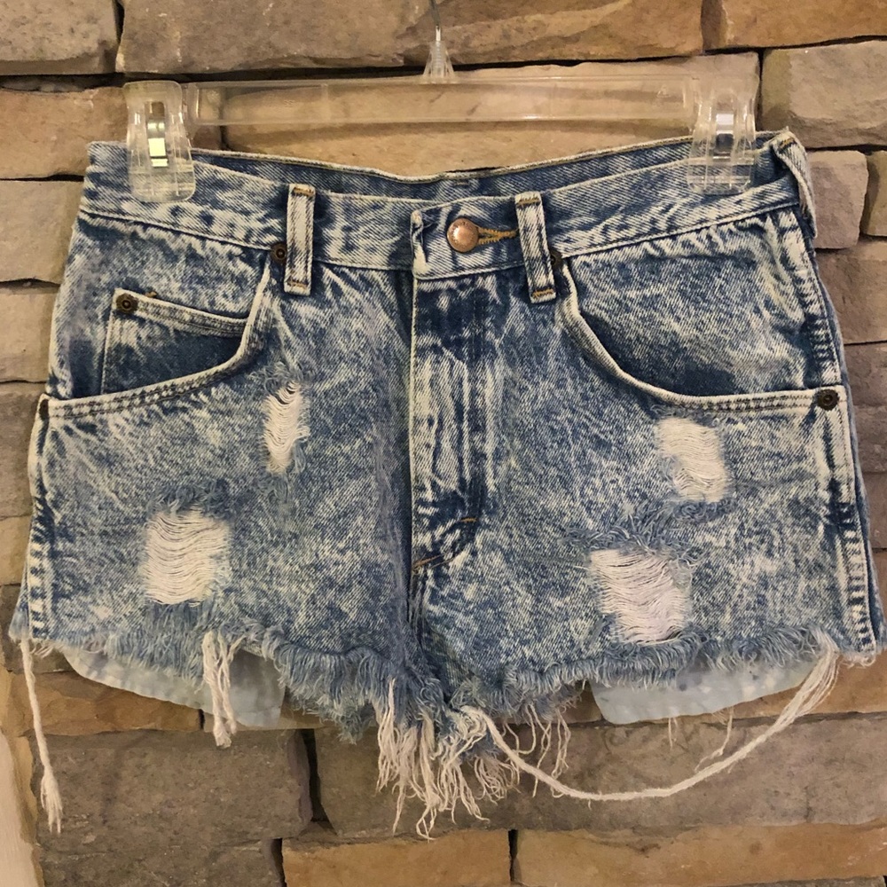 Distressed vintage shorts